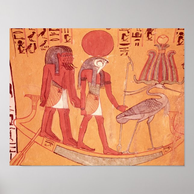 Solbarque med Re-Horakhty Poster (Framsidan)