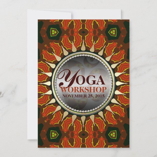 Solbatik Jorden Yoga Workshop Inbjudan (Framsida)