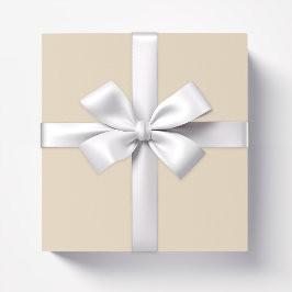 Solbeige färg-gräddbeige presentpapper