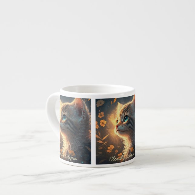 Solbelyst Aura Kattunge Specialmugg Espressomugg (Framsida vänster)