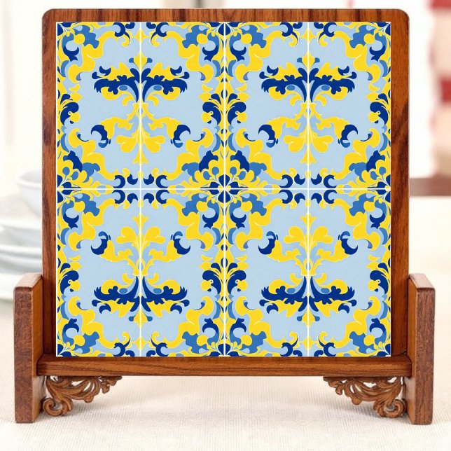 Solbelyst Blommar Tile Kakelplatta (Skapare uppladdad)