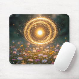 Solbelyst Blommigt Vortex Musmatta