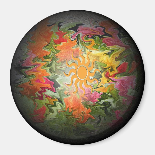 Solbelyst Garden... Magnet (Framsidan)