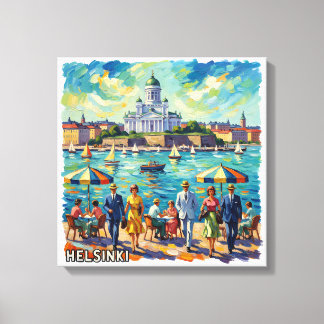 Solbelyst Helsingfors Vattenlinje Elegans Canvas