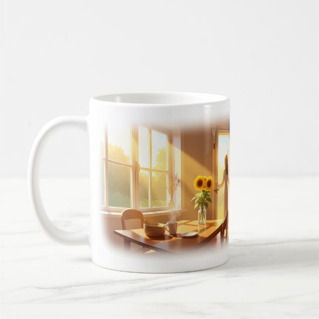 Solbelyst kök och trädgård Morgonfrid Mugg (Vänster)