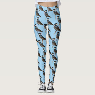 Solbelyst profil för ett Träd-Svälj Songbird Leggings