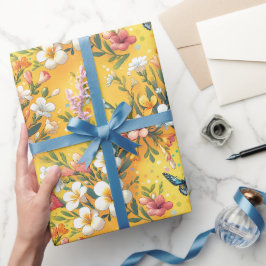 Solbelyst trädgård presentpapper