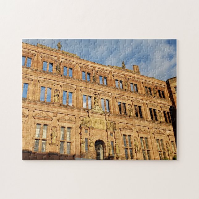 Solbelyst väggpussel från palats, 28 cm x 36 cm, 2 pussel (Horisontell)