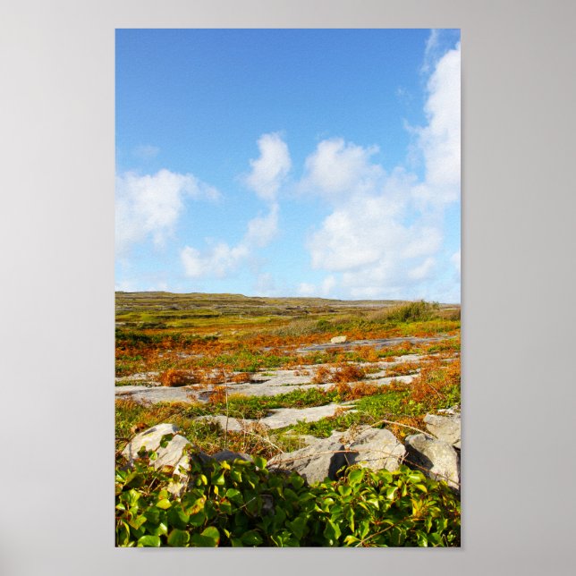 Solbelyst vy poster (Framsidan)