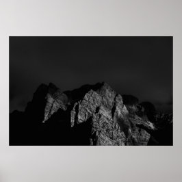 Solbelysta berg poster