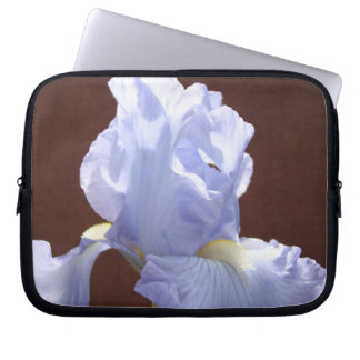 Solbelysta blå irisblommor dator Laptop-fodral Laptop Sleeve