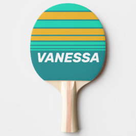 Solbelysta hav Horisontrandning med namn Pingisracket