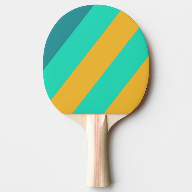 Solbelysta havs djärva ränder pingisracket (Framsidan)