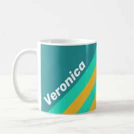 Solbelysta havsrandiga med namn kaffemugg