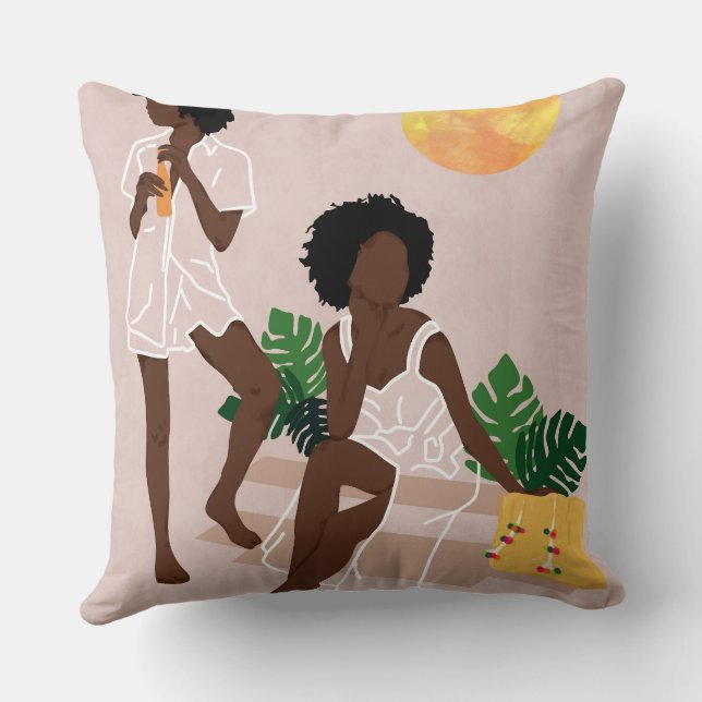 Solbelysta köer kudde (Baksida)