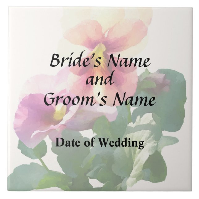 Solbelysta Stemor Weddingprodukter Kakelplatta (Framsidan)