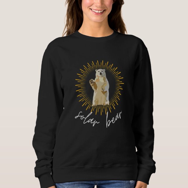 Solbjörn Isbjörn T Shirt (Framsida)