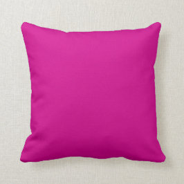 Solblåsbär med fast färg rosa fuchsia kudde