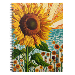 Solblomma Anteckningsbok