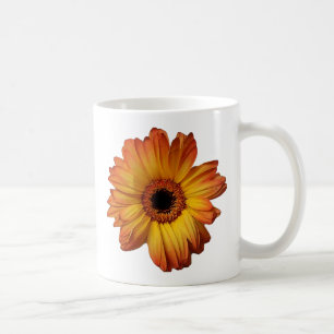 Solblomma av Orange gerbera Kaffemugg