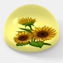 Solblommans gult blommigt mode nya gåva