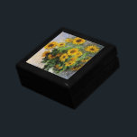 Solblommor, 1881 av Monet. Minnesask<br><div class="desc">Vintage Impressionist,  färgad av Monet,  1881.</div>
