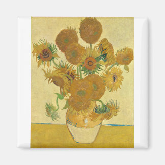 Solblommor 1888 av Vincent van Gogh Magnet