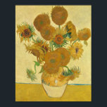 Solblommor 1888 av Vincent van Gogh Poster<br><div class="desc">Vincent Willem van Gogh (holländska: [ˈvɪ nsɛ nt ˈʋ ɪ lakɱvexiexiexiexiexiexix] (lyssna);[not 1] 30 mars 1853 - 29 juli 1890) var en nederländsk postimperiistisk målare som postumt blev ett av de mest berömd och inflytelserika figurerna i den Westerna konsten. Under ett årtionde skapat han omkring 2 100 konstverk, varav omkring...</div>