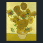 Solblommor, 1888 (Vincent Van Gogh) Poster<br><div class="desc">Solblommor (ursprunglig titel, i Fransk: Tournesols) är subjekt i två serier av stillastående livsmålningar av den nederländska målaren Vincent van Gogh. Den tidigare serien som genomfördes i Paris 1887 skildrar blommorna som ljuger på marken, medan den andra uppsättningen som utfördes ett år senare i Arles visar blomketter i ett vas....</div>
