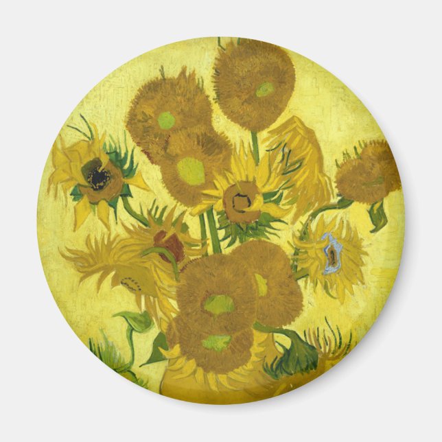 Solblommor, 1889 magnet (Framsidan)