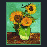 Solblommor, 3, av Vincent van Gogh Fototryck<br><div class="desc">Berömd målning av Vincent van Gogh,  Solblommor Tre.</div>