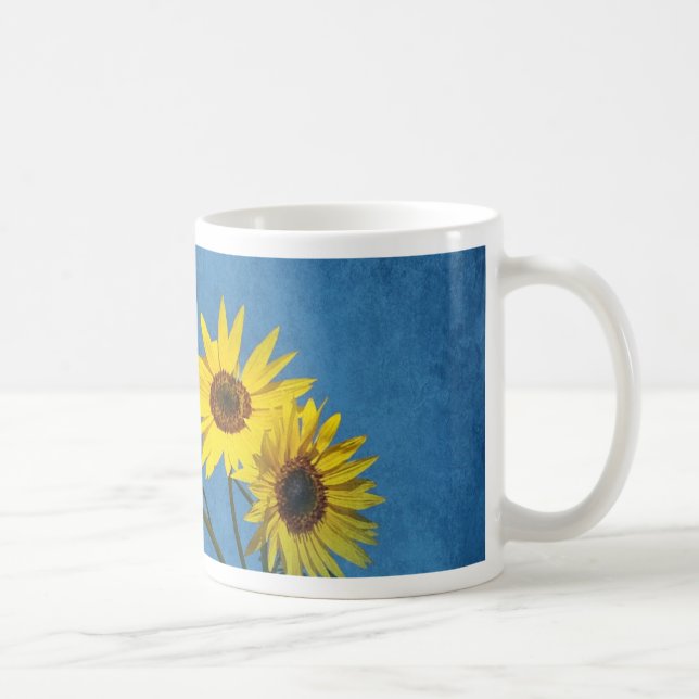 Solblommor, Abstrakt Kaffemugg (Höger)