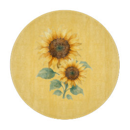 Solblommor älskare presentglas