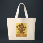 Solblommor av Van Gogh Jumbo Tygkasse<br><div class="desc">Fortfarande Life: Vas med femton solblommor som målas upp av Vincent van Gogh För uttrycksfrihet är inte bara ett sätt att se sak: det är också ett sätt att skapar dem, att måla dem. En expressionist målar inte "platt" och i rena toner - han bryter upp tonerna och använder dem...</div>