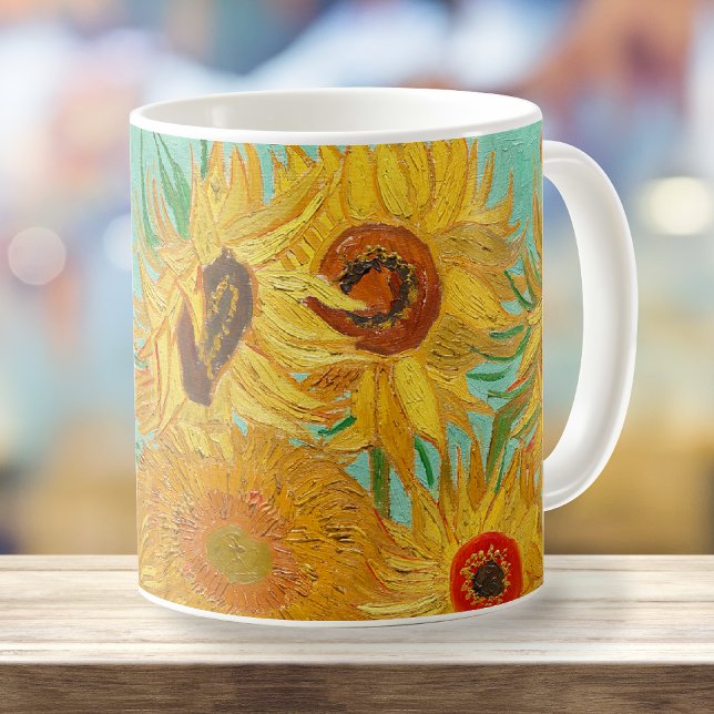 Solblommor av Van Gogh Kaffemugg (Skapare uppladdad)