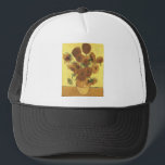 Solblommor av Van Gogh Keps<br><div class="desc">Fortfarande Life: Vas med femton solblommor som målas upp av Vincent van Gogh För uttrycksfrihet är inte bara ett sätt att se sak: det är också ett sätt att skapar dem, att måla dem. En expressionist målar inte "platt" och i rena toner - han bryter upp tonerna och använder dem...</div>