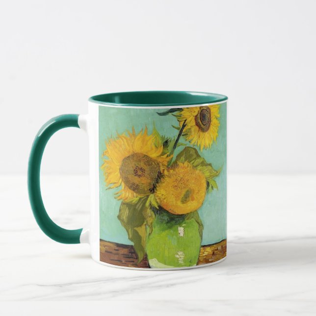 Solblommor av Van Gogh Mugg (Vänster)