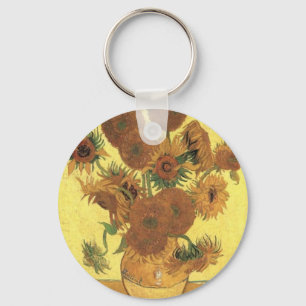 Solblommor av Van Gogh Nyckelring