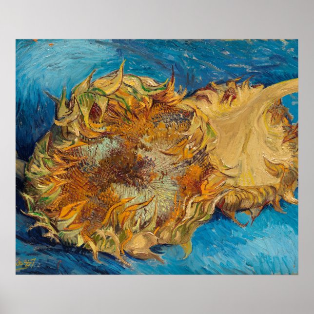 Solblommor av Van Gogh Painting Art Poster (Framsidan)