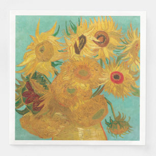 Solblommor av Van Gogh Pappersservett