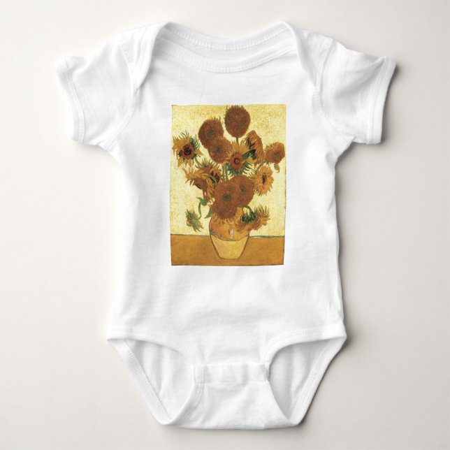 Solblommor av Van Gogh T-shirt (Framsida)