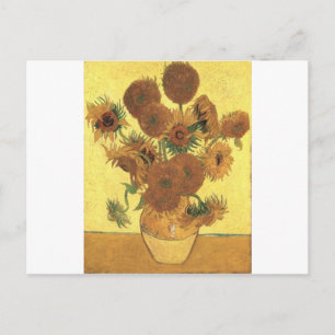 Solblommor av Van Gogh Vykort