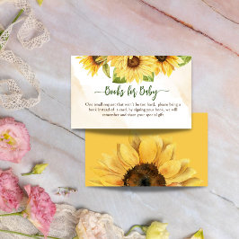 Solblommor baby i bloombabyduschen bok begäran tilläggskort