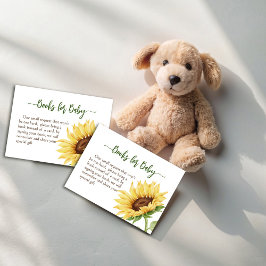 Solblommor baby i bloombabyduschen bok begäran tilläggskort
