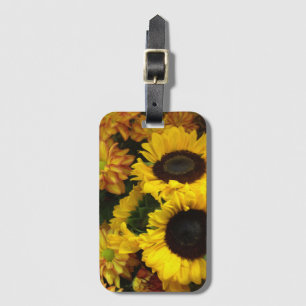 Solblommor   bagagebricka