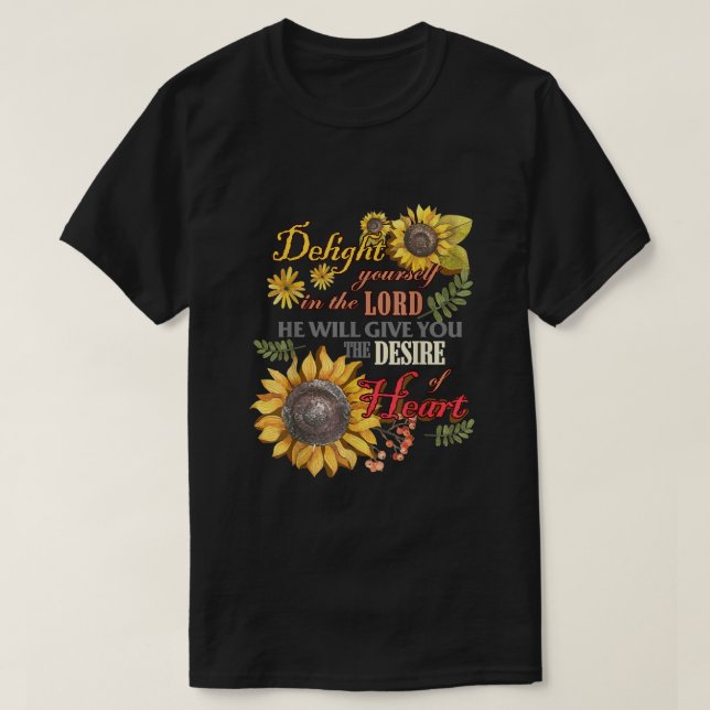 Solblommor Blsed Girl Womens Southern Christian T Shirt (Design framsida)