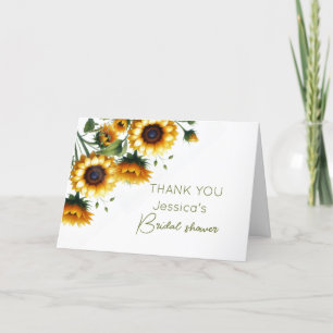 Solblommor Boho Flowers Rustic Barn Möhippa Tack Kort