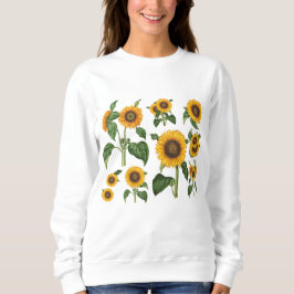 Solblommor Botanical Greenery T Shirt