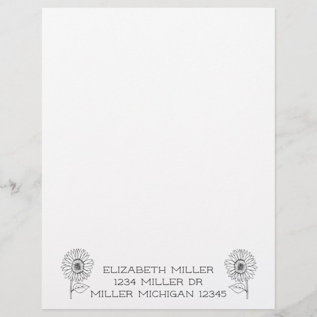 Solblommor Brevhuvud (Framsida)