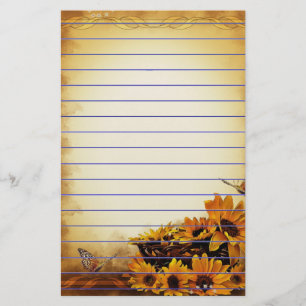 Solblommor Brevpapper